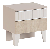 Тумба прикроватная Беатрис (Палермо/Латте/Велюр)