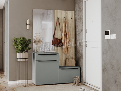 Прихожая  Люмьер вариант №8 (Шиншилла серая)