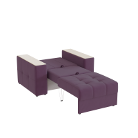 Кресло кровать Виконт открытый_Винный