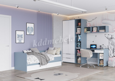 Стеллаж Бриз (Дасти грин)