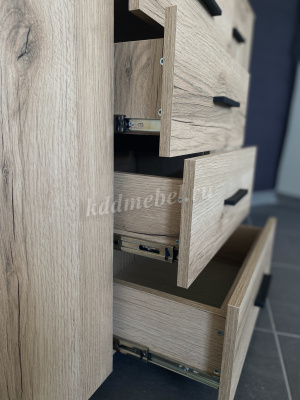 Комод Квадро-33 1400 (Дуб Делано светлый)