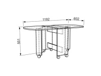 стол журнальный рас