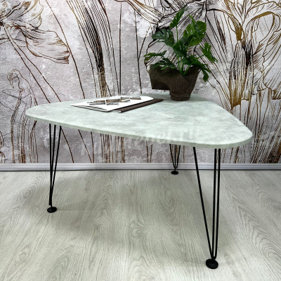 Стол журнальный Мальта (Бетон светлый)