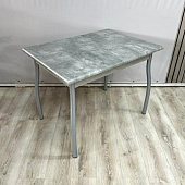 Стол обеденный раздвижной Дейтройт К (Металлик/МДФ Бетон серый)