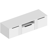 Тумба ТВ Вита 1600*520*420 (Белый лофт/Софт айс)