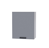 Шкаф верхний с единым фасадом 6С кухня Марбл (Белый/Серый софт)