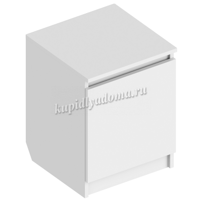 Тумба прикроватная Бьянко (Белый лофт)