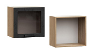 Шкаф верхний ШВГС 460*600 Кухня Ксения (Бордо глянец)