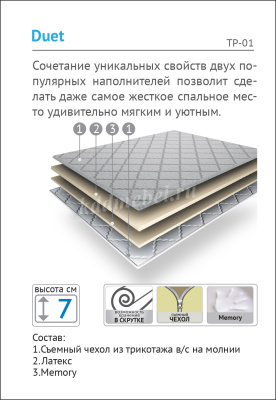 Наматрасник Topper Duet 1400*2000
