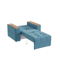 Кресло кровать Виконт открытый_Светлоголубой