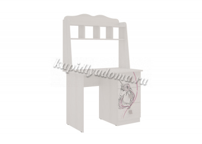 Стол письменный Фэнтези (Рамух белый)