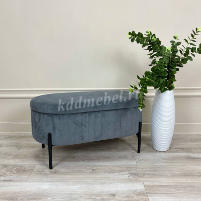 Пуф Винни (Графит велюр)