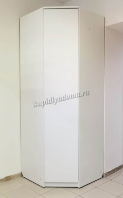 Шкаф угловой Бьянко (Белый лофт)