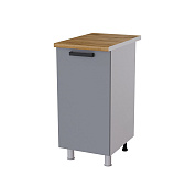 Шкаф нижний 4Р кухня Танго без столешницы (Белый/Лайм глянец)