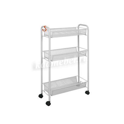Этажерка Ладья-1К на колесиках (Белый)