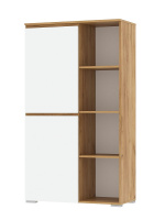 Буфет 2С Дуб Крафт золотой - Белый мал