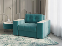Кресло Кровать Нави_Бирюза