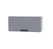 Шкаф верхний 8Х кухня Осло (Белый/Карбон темный)