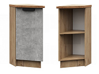 Шкаф нижний ШНТ 300 Кухня Сахара (Холст Латте) БЕЗ СТОЛЕШНИЦЫ