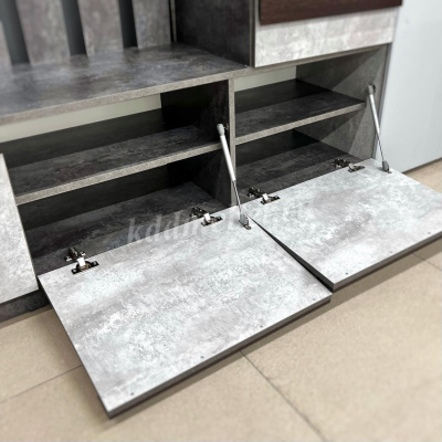 Прихожая Лайф (Бетон темный/Бетон светлый)