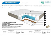 Матрас Симпл-слим ролл STRONG-600 1400*1900 (Мелодия сна)