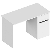 Стол письменный Вита правый (Белый лофт/Софт айс)