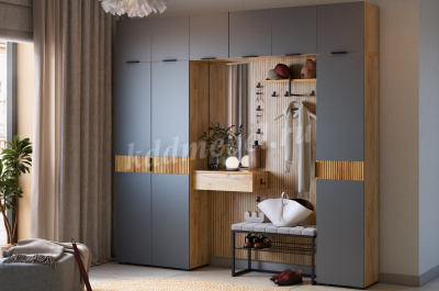 Вешалка Бодрум-2 (Дуб крафт золотой)