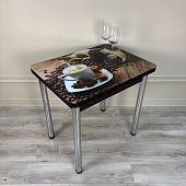 Стол обеденный Д29 раскладной (Чашка кофе 033/Венге)