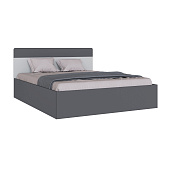 Кровать Вегас 1.6 с подъемным механизмом (Графит серый/Камень серый)