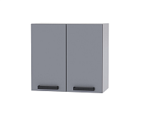 Шкаф верхний 6В56 кухня Осло (Белый/Карбон сапфир) 