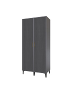 Шкаф 2-х створчатый Толедо ТШ-21 (Графит серый)