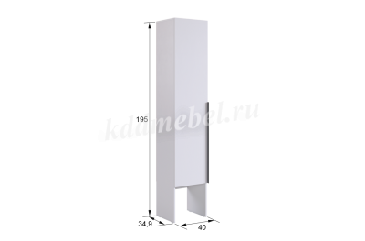 Шкаф 1дв. Баско L400 (Кашемир)