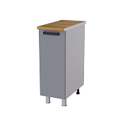 Шкаф нижний глубокий Г3Р кухня Танго без столешницы (Белый/Бордо глянец)