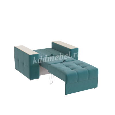 Кресло-кровать Виконт (Бирюза/Клен кремовый)