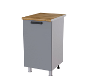 Шкаф нижний 45Р кухня Григгс без столешницы (Белый/Дуб канадский)