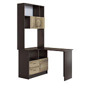 Стол угловой универсальный Орион (Венге/Дуб делано)