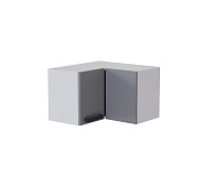 Шкаф верхний угловой УВП-2 360 кухня Кантри (Белый/Карбон вулкан)